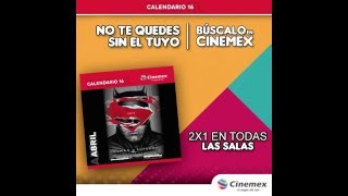 Calendario Cinemex – 2016 [upl. by Miche679]