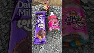 Dairy milk lollipop or baby choco bean amp duos candyshorts dairymilk candy [upl. by Andy]