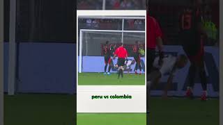 peru vs colombia shorts highlight football shorts [upl. by Polad]