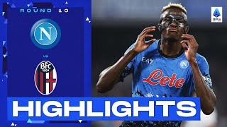 NapoliBologna 32  Osimhen back to scoring ways in Naples Goals amp Highlights  Serie A 202223 [upl. by Horatio]