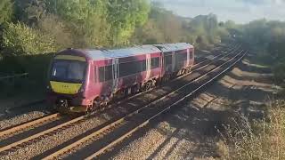 Trains at Duffield Midland mainlineCross countryDerwent VALLEY route [upl. by Ellsworth173]