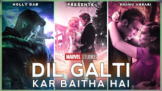 DIL GALTI KAR BAITHA HAI Full Video  Avengers Version  Marvel  HOLLY DAB [upl. by Saidee456]