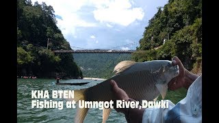 Kha Bten  Umngot River  Dawki  Fishing  Meghalaya [upl. by Aisanahta]