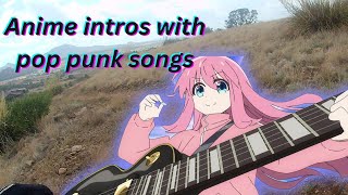 Top 3 pop punk songs that would make AMAZING anime intros [upl. by Ammej]