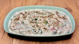 Shocking Daily Food Secret Vegetable Raita  Raita recipe [upl. by Moira]