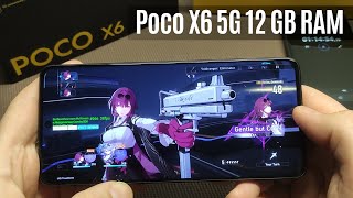 Poco X6 Gaming and Battery Test  Farlight 84 Genshin Impact Honkai Startrail Free Fire and other [upl. by Basile]