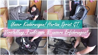 UNSER KINDERWAGEN  Hartan Sprint GT  Reborn Baby Deutsch  Little Reborn Nursery [upl. by Attenor]