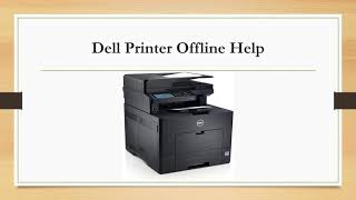 Steps to Fix Dell Printer offline  Dell Printer offline Help  fix Dell Printer On Windows 10 8 7 [upl. by Tab]