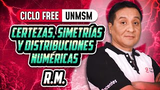 Certezas simetrías y distribuciones numéricas 💡 RM CICLO FREE [upl. by Ramedlav]