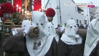 La procesión de la Oración del Huerto y la Flagelación de Arganda del Rey [upl. by Einalam]