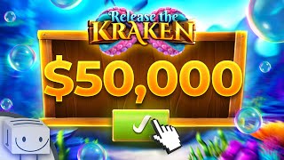 BUYING A 50000 RELEASE THE KRAKEN SLOT BONUS [upl. by Eeb]