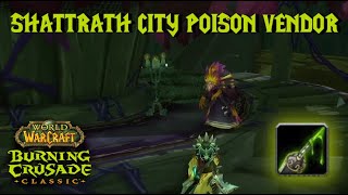 Shattrath City Poison Vendor Location [upl. by Iroak]