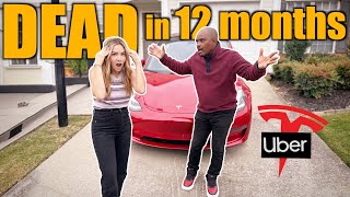 What Went Wrong Uber Drivers 120000 mile Tesla Experiment [upl. by Nolad]