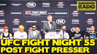 UFC Fight Night Rockhold vs Bisping Post Fight Press Conference [upl. by Elwira]