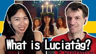 What is Luciatåg ThaiCanadian Couple Learn About Swedish Lucia Celebration [upl. by Mauer]