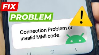 Fix Connection problem or invalid MMI code Error [upl. by Annayrb]