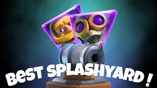 New best Splashyard deck   Clash Royale [upl. by Luing]