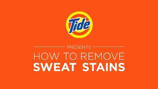 Tide  Laundry Tips How to Remove Sweat Stains with Tide PODS [upl. by Uohk]