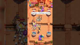 log bait vs 26 hog cycle 🤯  clash royale  shorts battleroyale supercell [upl. by Aracal266]