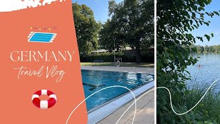 GERMANY TRAVEL VLOG  sunrise walk swimming at the lake and getting new glasses [upl. by Ellemaj]