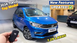 NEW ✅ Tata Tiago XZ Plus 2024 ❣️ 4⭐️ hatchback with NEW Features [upl. by Oir]