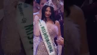 Crowning moment Miss International Indonesia as 4th runner up of Miss International 2024 [upl. by Langan]