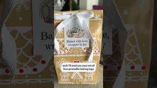 Free Printable Baking Gift Tags Details belowgifttags kitchengifts [upl. by Aoket]