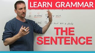 Learn English Grammar The Sentence [upl. by Vernor]