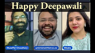 Happy Dipawali with Muzaffar Chaudhary and Ribaha Imran [upl. by Inglis]