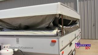 Popup FoldingTent Camper Setup and Use Walkthrough Demonstration  American RV Center [upl. by Isabella]