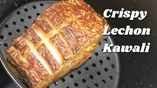 Easy CRISPY PORK BELLY  CRISPY LECHON KAWALI  Air Fryer Recipe  Ljames Kitchen [upl. by Eelak]