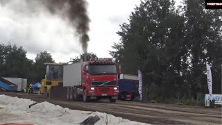 Tieliikenne Kuormaautot  Teliveto  Truck pulling  Power Truck Show 2024 [upl. by Conlee]