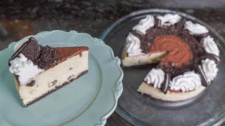 CHEESECAKE de OREO  Versión HORNEADA  Receta Fácil [upl. by Ahaelam]