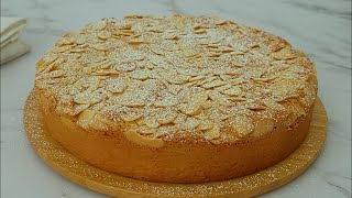 Easy Almond Cake Recipe  How To Make Almond Cake  Simple And Very Tasty [upl. by Idnar618]