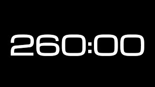 260 Minute Countdown Timer  NO SOUND [upl. by Dyraj293]