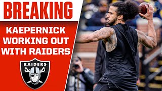 Colin Kaepernick WORKING OUT With Raiders  CBS Sports HQ [upl. by Gibbons]