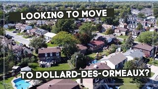 Discover DollardDesOrmeaux A Breathtaking Aerial Tour of Montreals Suburb [upl. by Eesdnil]