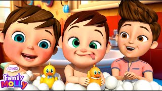 Bath Time Fun Song bathtime nurseryrhymes kidssongs MollyNurseryRhymesKidsSong 67 [upl. by Ssidnak]