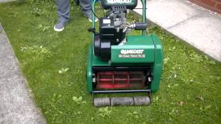 Qualcast Classic 35s petrol lawnmower [upl. by Sturrock]