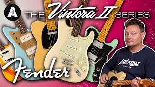 Fender Vintera II Guitars  Lets Take A Look At The Whole Range [upl. by Ayote]