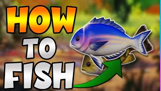 HOW TO FISH  DISNEY DREAMLIGHT VALLEY  On PC [upl. by Heiney]