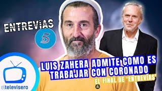 Luis Zahera avanza el final de ENTREVÍAS y admite cómo es trabajar con José Coronado [upl. by Alvera]