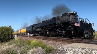 UP 4014 through Momence IL [upl. by Annaierb269]