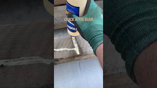 Oklahoma backyardpatio cracks in the beams glue amp Sawdust how to make a homemade wood filler ￼￼￼ [upl. by Erreid]