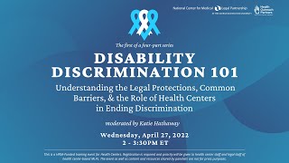 Disability Discrimination 101 [upl. by Kris]