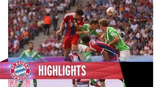 Highlights FC Bayern vs VfL Wolfsburg  Telekom Cup 2014 [upl. by Nolana]