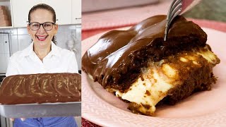 BOLO DE CHOCOLATE COM LEITE NINHO DE LIQUIDIFICADOR FOFINHO FÁCIL DERRETE NA BOCAIsamara Amâncio [upl. by Airdnalahs]