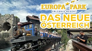 Das Neue Österreich in Europa Park  Themen Berreich Video 2024 [upl. by Darryl]