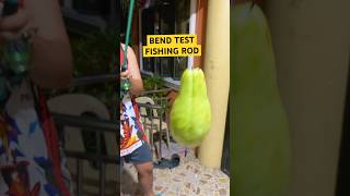 Cheap Fishing Rod Bend Test fishing [upl. by Stillmann]