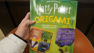 HARRY POTTER ORIGAMI VOLUME 2 BOOK CLOSER LOOK HARRY POTTER BOOKS REVIEWS SHOPPING INSIDE LOOK [upl. by Vasiliu293]